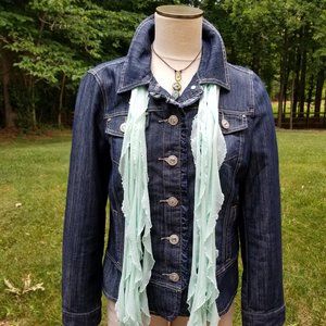 Mint Green Flutter Scarf Lightweight Women Accessory Multiwear